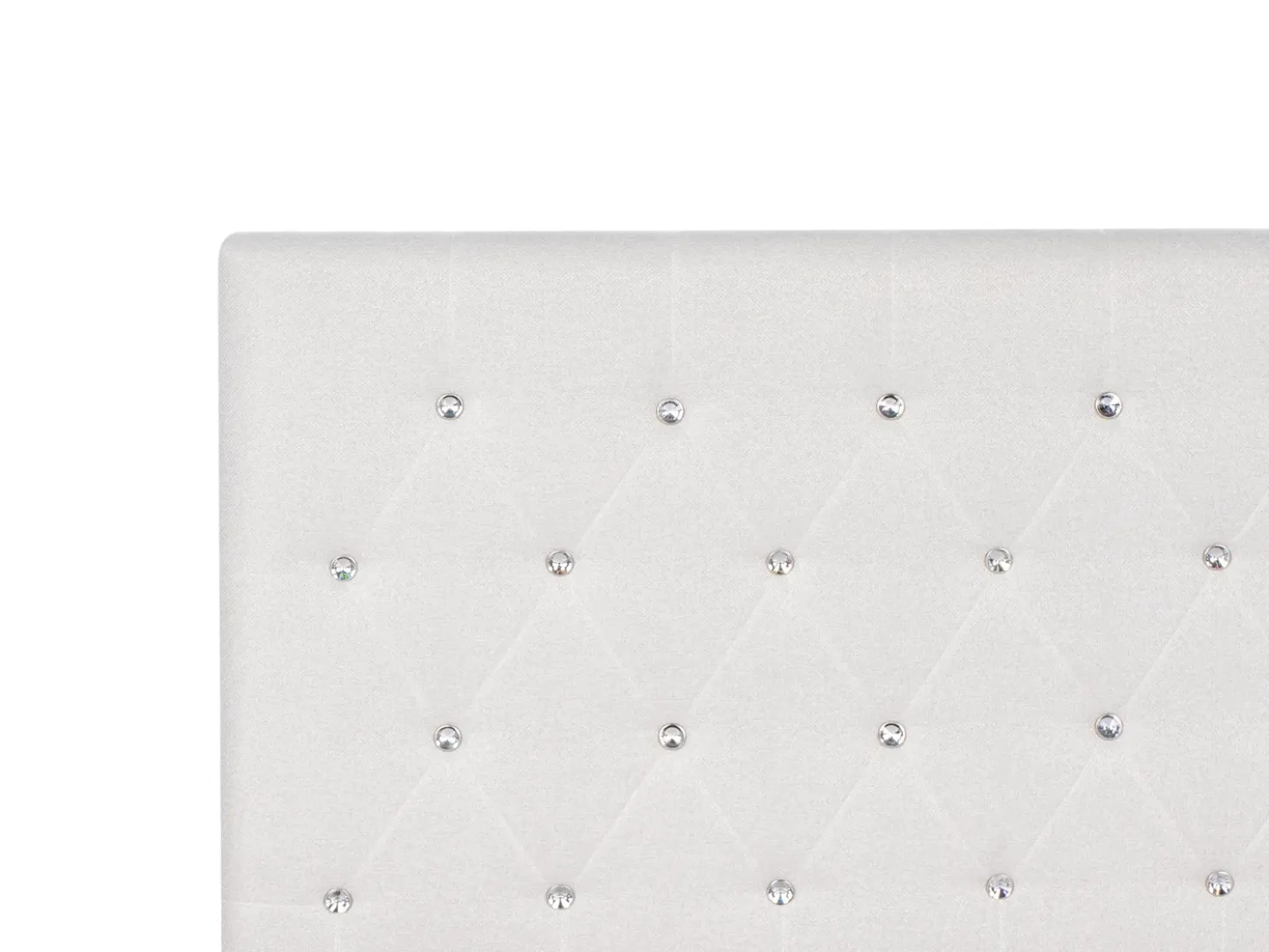 Letto contenitore Tessuto AMIENS 180 x 200 cm Beige