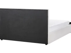 Letto contenitore Tessuto AMIENS 180 x 200 cm Beige