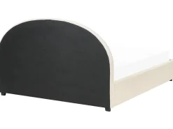 Letto contenitore Tessuto VAUCLUSE 180 x 200 cm Beige sabbia