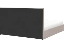 Letto contenitore Tessuto QUIBERON 180 x 200 cm Beige