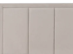 Letto contenitore Tessuto QUIBERON 180 x 200 cm Beige