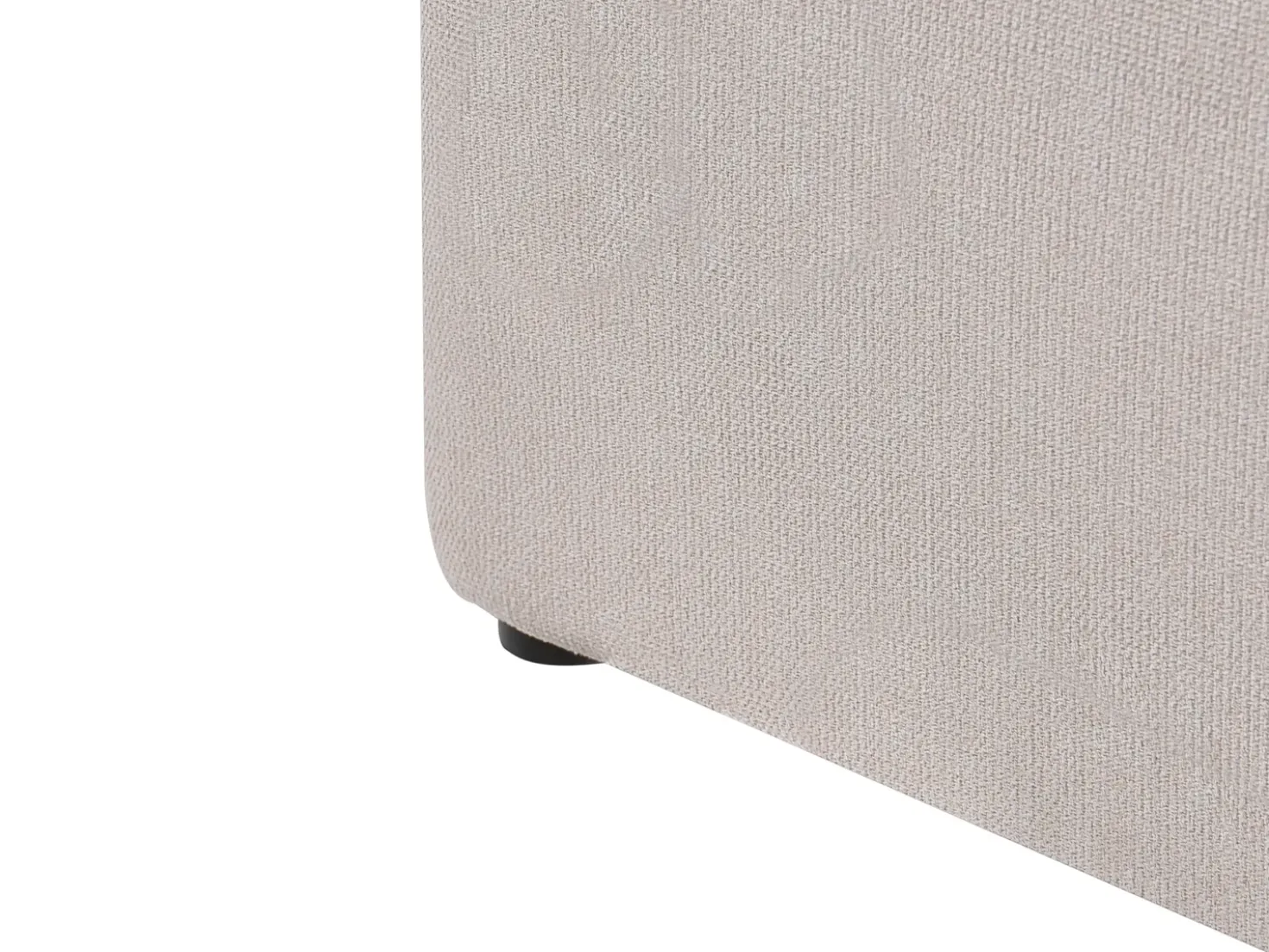 Letto contenitore Tessuto ARBOIS 180 x 200 cm Beige