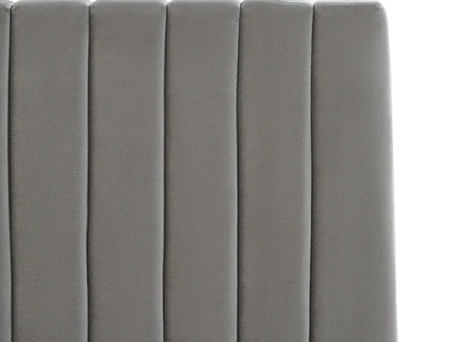 Letto contenitore Velluto VION 180 x 200 cm Grigio