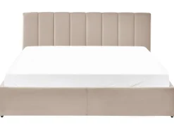 Letto contenitore Velluto DREUX 180 x 200 cm Tortora