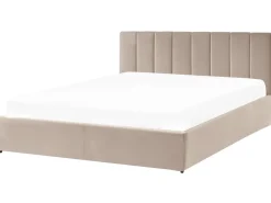 Letto contenitore Velluto DREUX 180 x 200 cm Tortora