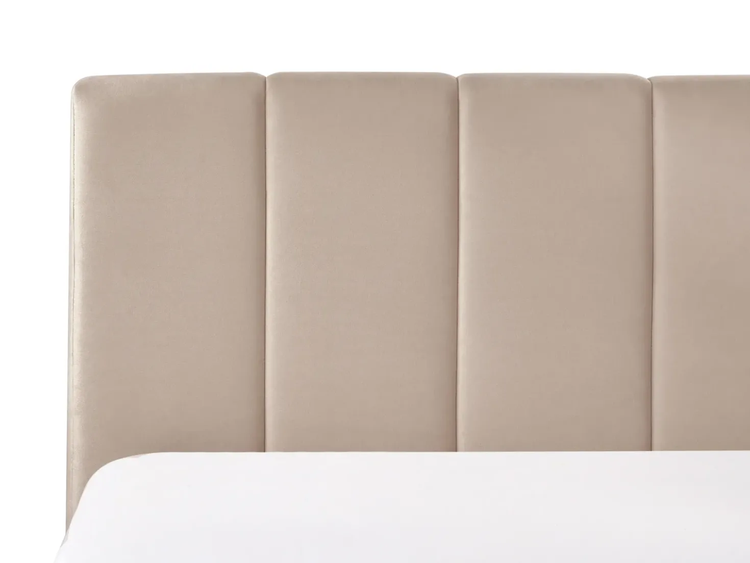 Letto contenitore Velluto DREUX 180 x 200 cm Tortora