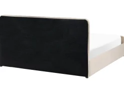 Letto contenitore Velluto LUNAN 180 x 200 cm Beige