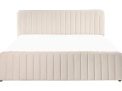 Letto contenitore Velluto LUNAN 180 x 200 cm Beige