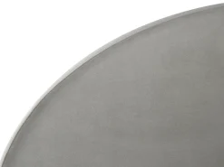 Letto contenitore Velluto VAUCLUSE 180 x 200 cm Grigio chiaro