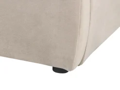 Letto contenitore Velluto BAJONNA 180 x 200 cm Beige