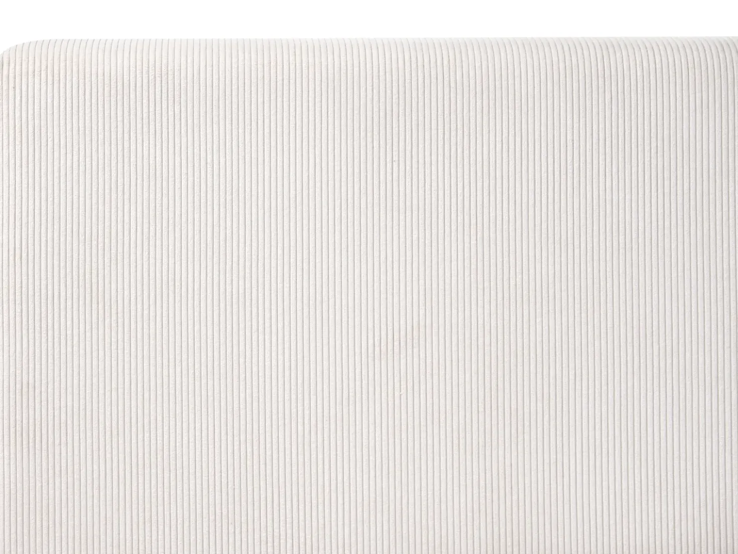 Letto contenitore Velluto a coste LILLEBONNE 180 x 200 cm Beige chiaro