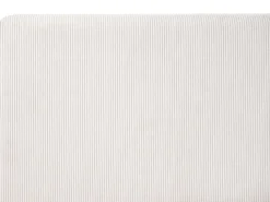 Letto contenitore Velluto a coste LILLEBONNE 160 x 200 cm Beige chiaro