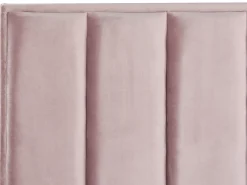Letto contenitore Velluto SEZANNE 180 x 200 cm Rosa