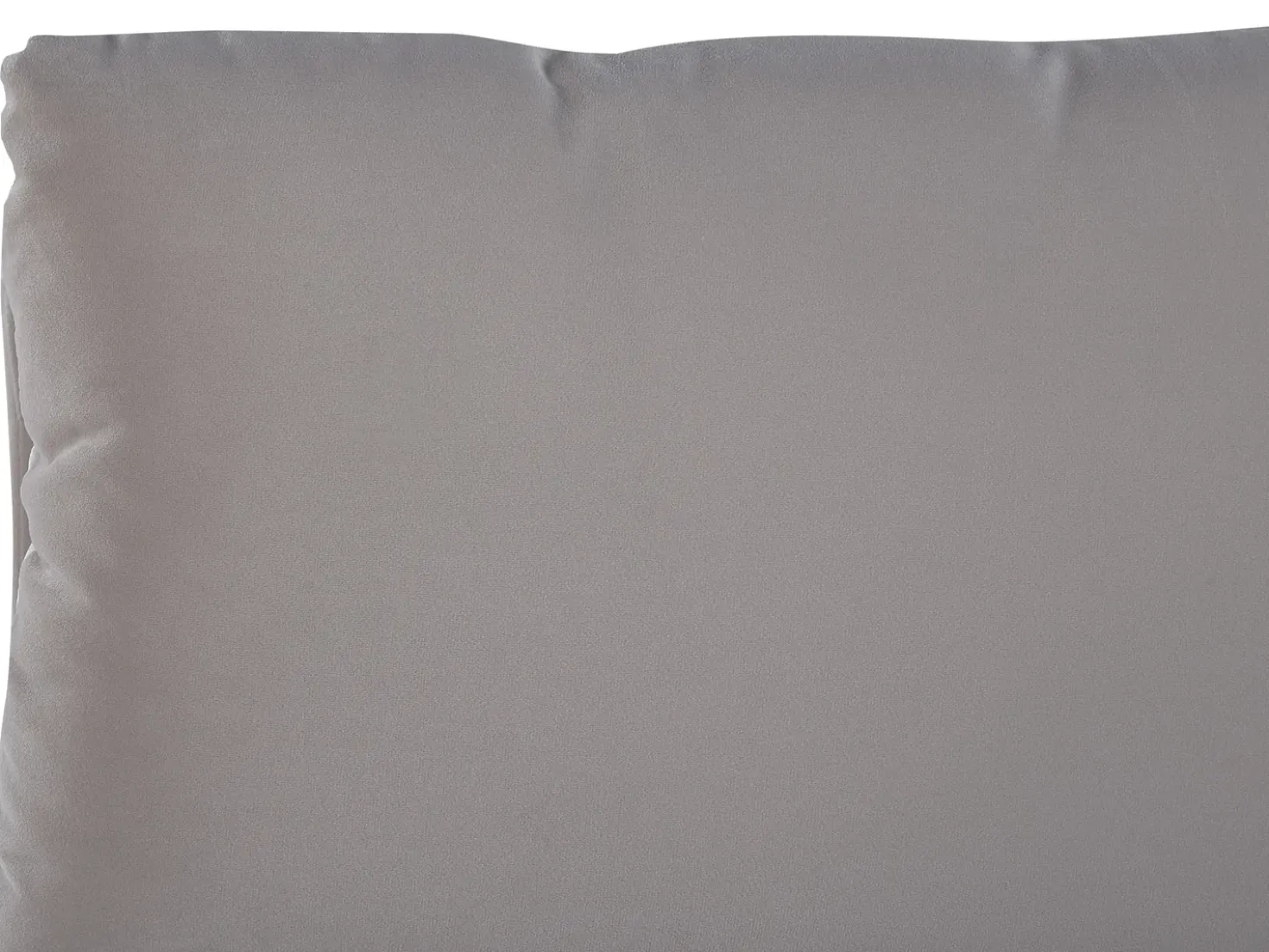 Letto contenitore Velluto BATILLY 180 x 200 cm Grigio chiaro