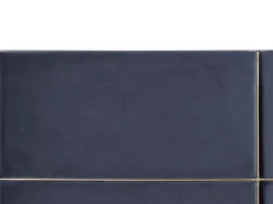 Letto contenitore Velluto VERNOYES 180 x 200 cm Nero