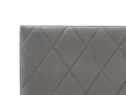 Letto contenitore Velluto ROCHEFORT 180 x 200 cm Grigio