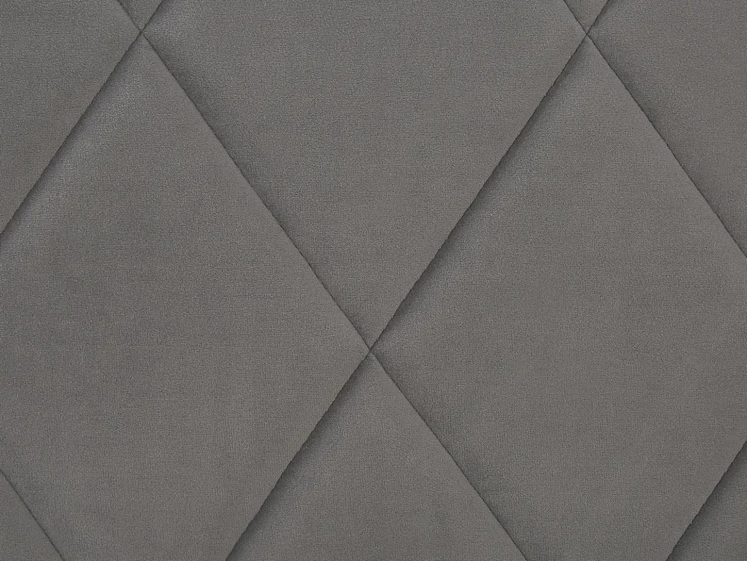 Letto contenitore Velluto ROCHEFORT 180 x 200 cm Grigio