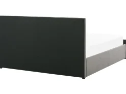 Letto contenitore Velluto ROCHEFORT 180 x 200 cm Grigio