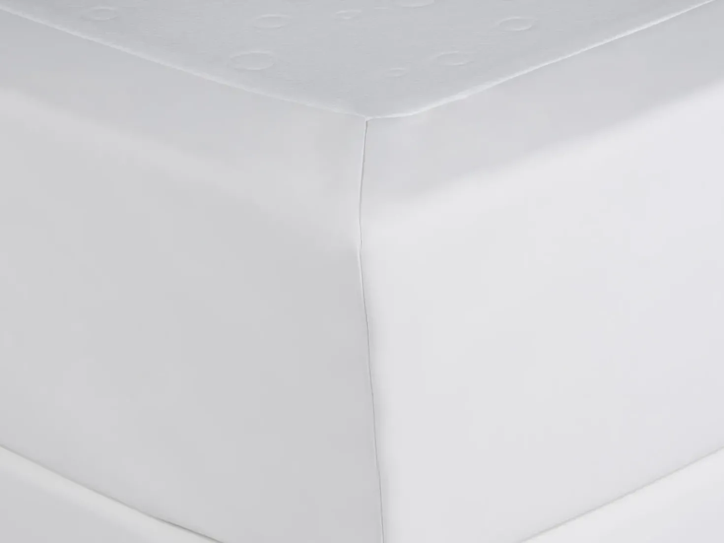 Letto Continentale Pelle sintetica PRESIDENT 180 x 200 cm Bianco
