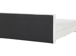Letto Continentale Pelle sintetica PRESIDENT 180 x 200 cm Bianco