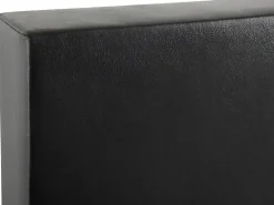 Letto Continentale Pelle sintetica PRESIDENT 180 x 200 cm Nero