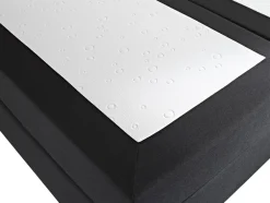 Letto Continentale Pelle sintetica PRESIDENT 180 x 200 cm Nero