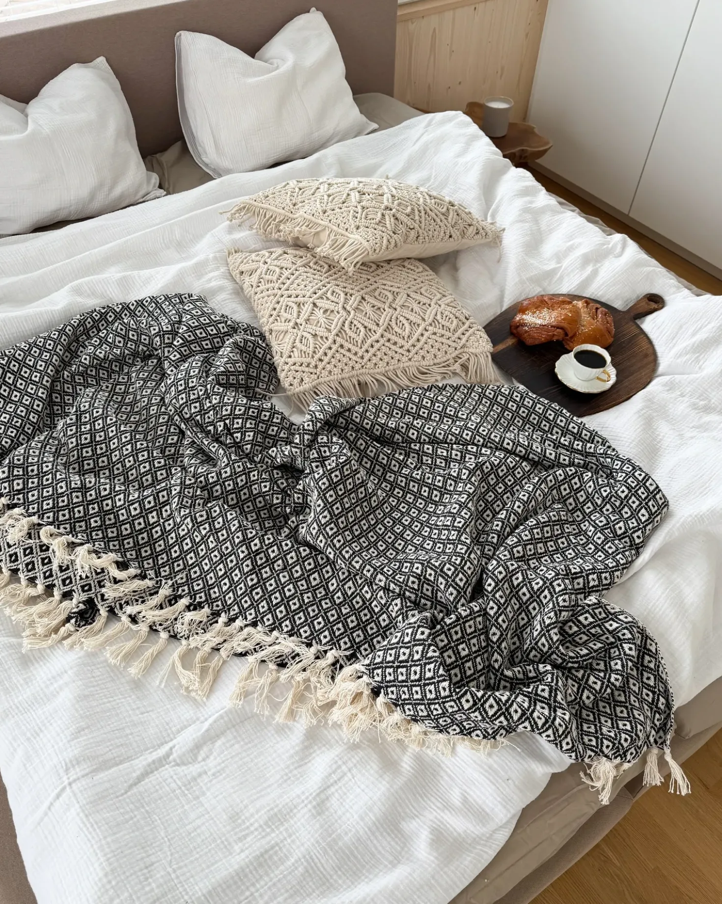 Letto Continentale Tessuto PRESIDENT 180 x 200 cm Beige
