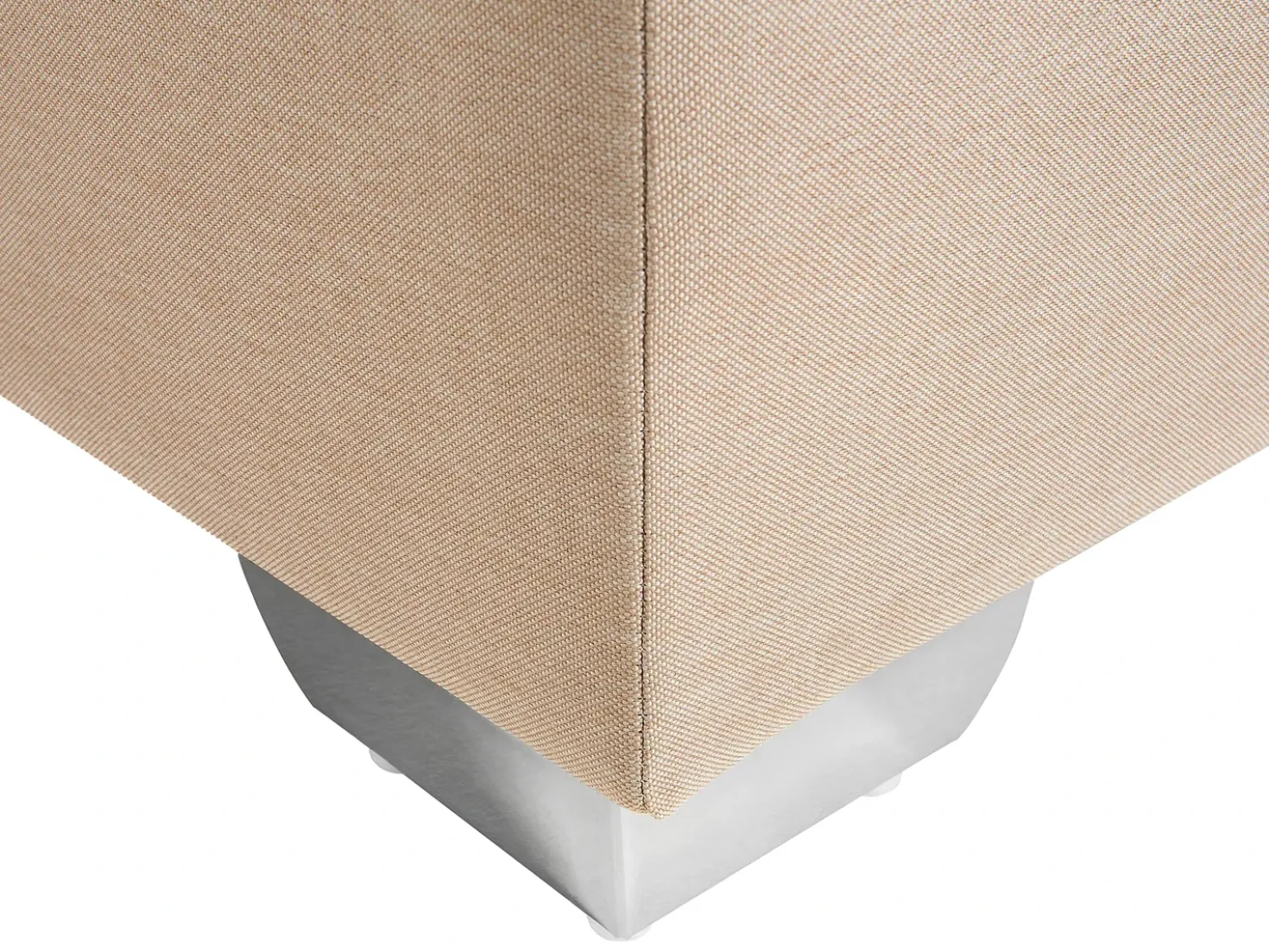 Letto Continentale Tessuto PRESIDENT 180 x 200 cm Beige