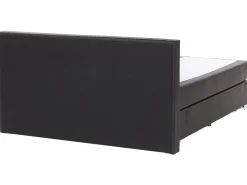 Letto Continentale Tessuto PRESIDENT 180 x 200 cm Nero