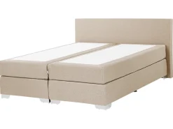 Letto Continentale Tessuto PRESIDENT 160 x 200 cm Beige