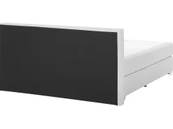 Letto Continentale Tessuto PRESIDENT 160 x 200 cm Grigio chiaro