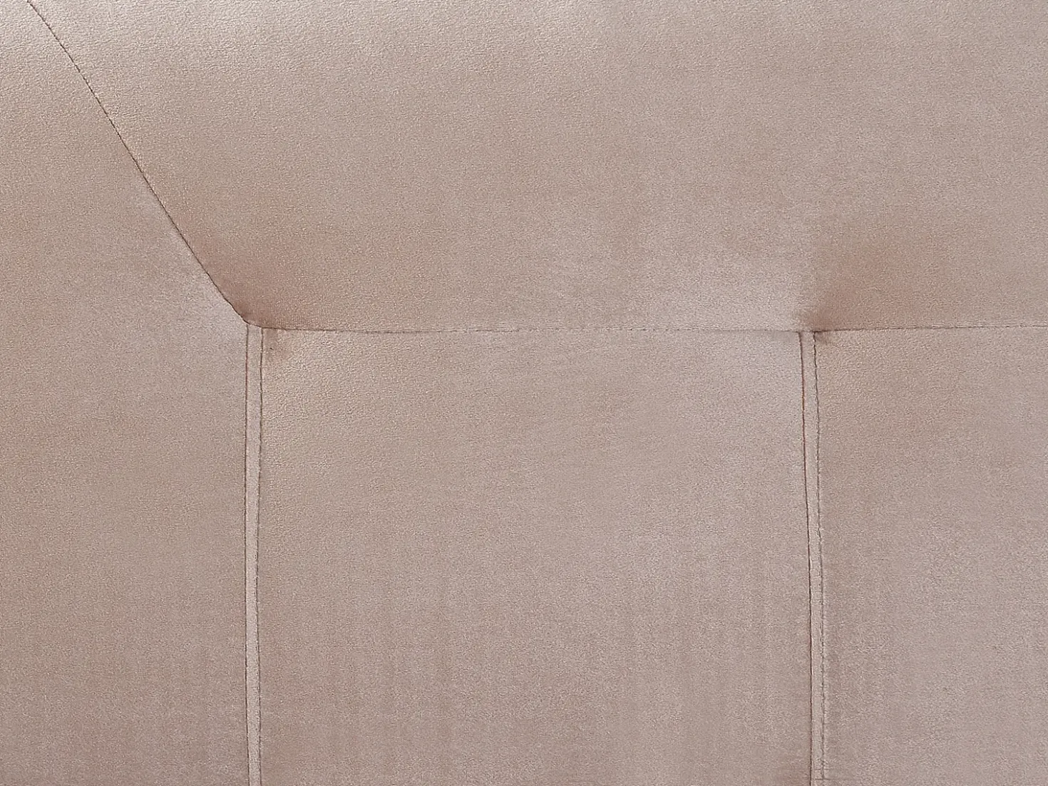 Letto Continentale Velluto MARQUISE 180 x 200 cm Beige