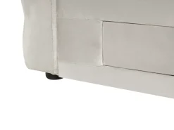 Letto da giorno con contenitore Velluto MEUDON 90 x 200 cm Grigio