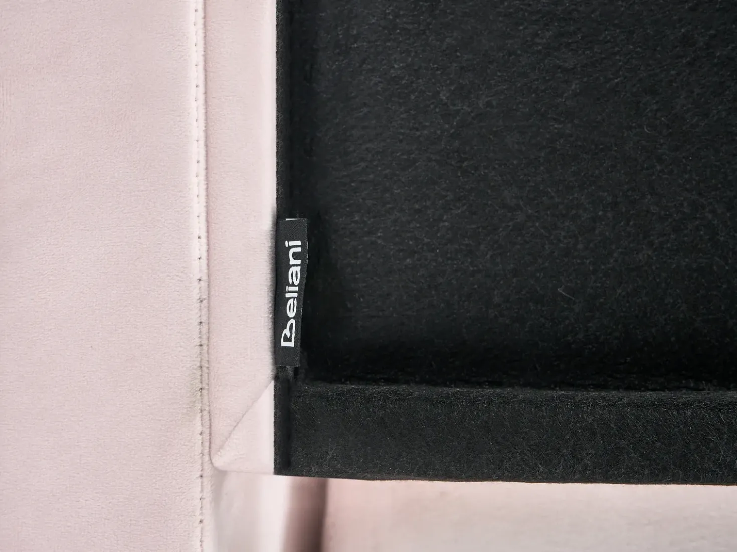 Letto da giorno con contenitore Velluto MARRAY 90 x 200 cm Rosa pastello