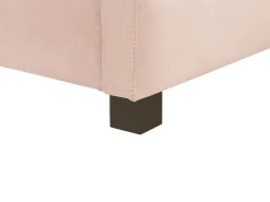 Letto da giorno con contenitore Velluto MARRAY II 90 x 200 cm Rosa pastello