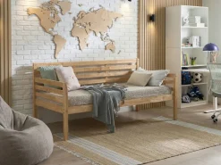 Letto da giorno Legno THEZA 90 x 200 cm Naturale