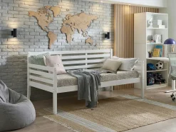 Letto da giorno Legno THEZA 90 x 200 cm Bianco