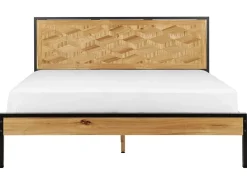 Letto ERVILLERS 160 x 200 cm Acacia naturale