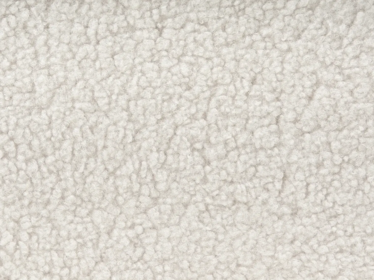 Letto estraibile Bouclé ALBIAC 90 x 200 cm Bianco