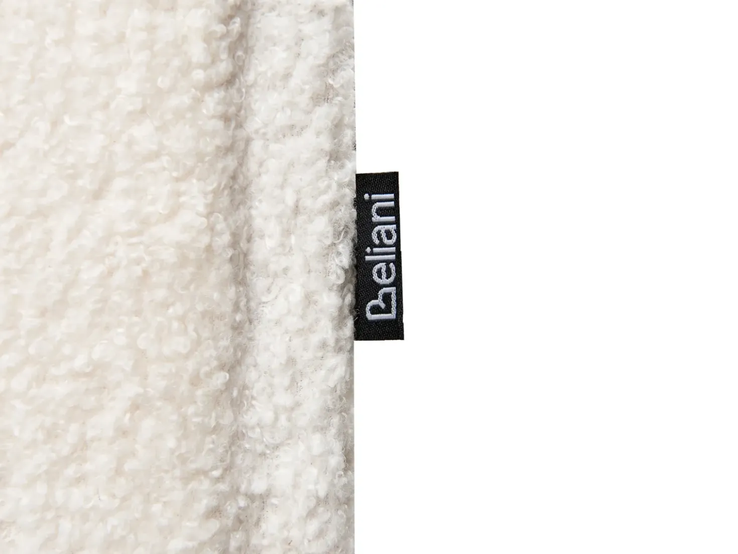 Letto estraibile Bouclé EYBURIE 90 x 200 cm Beige chiaro