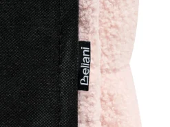 Letto estraibile Bouclé GASSIN 90 x 200 cm Rosa pastello