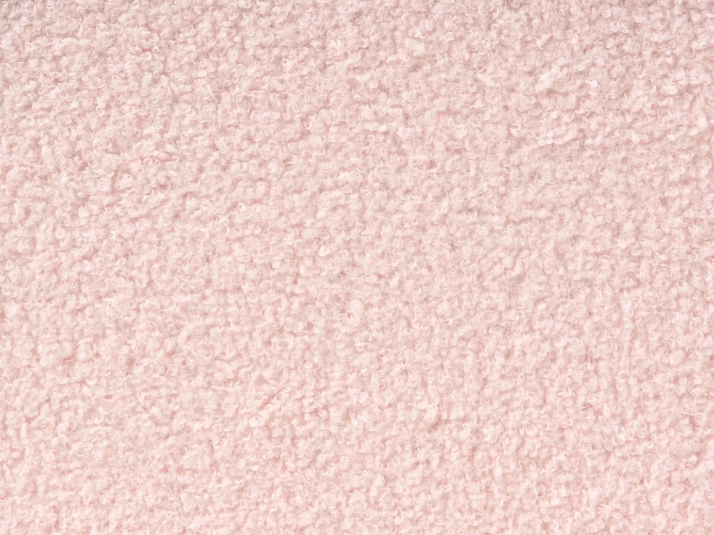 Letto estraibile Bouclé GASSIN 90 x 200 cm Rosa pastello