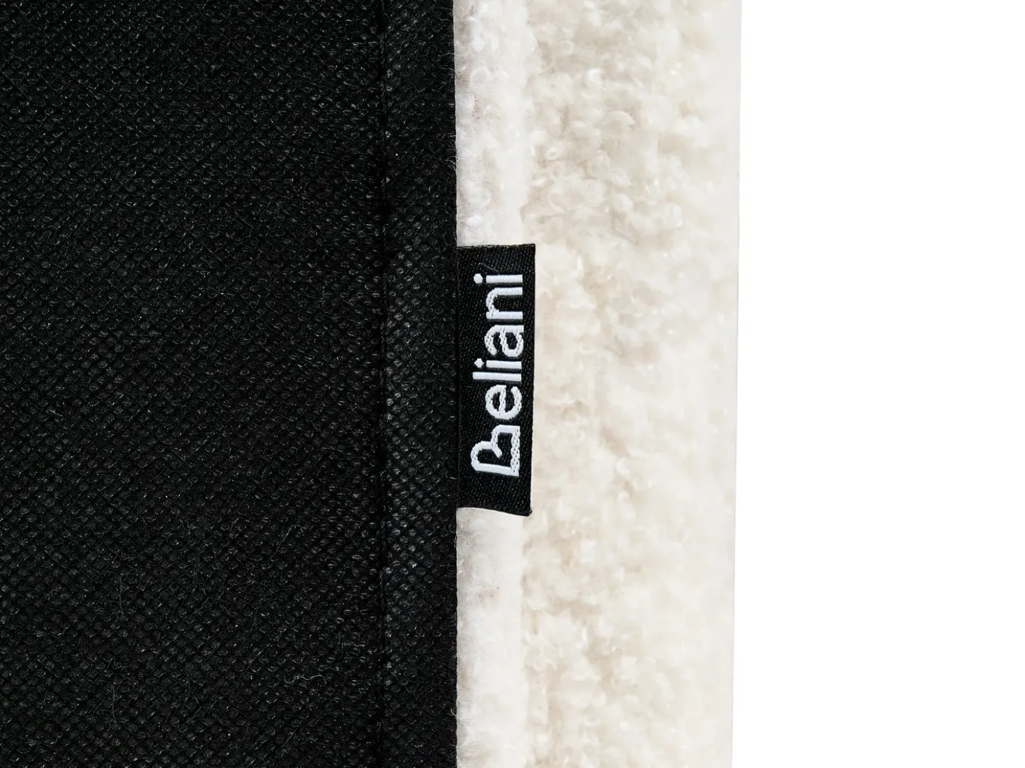 Letto estraibile Bouclé GASSIN 90 x 200 cm Bianco sporco