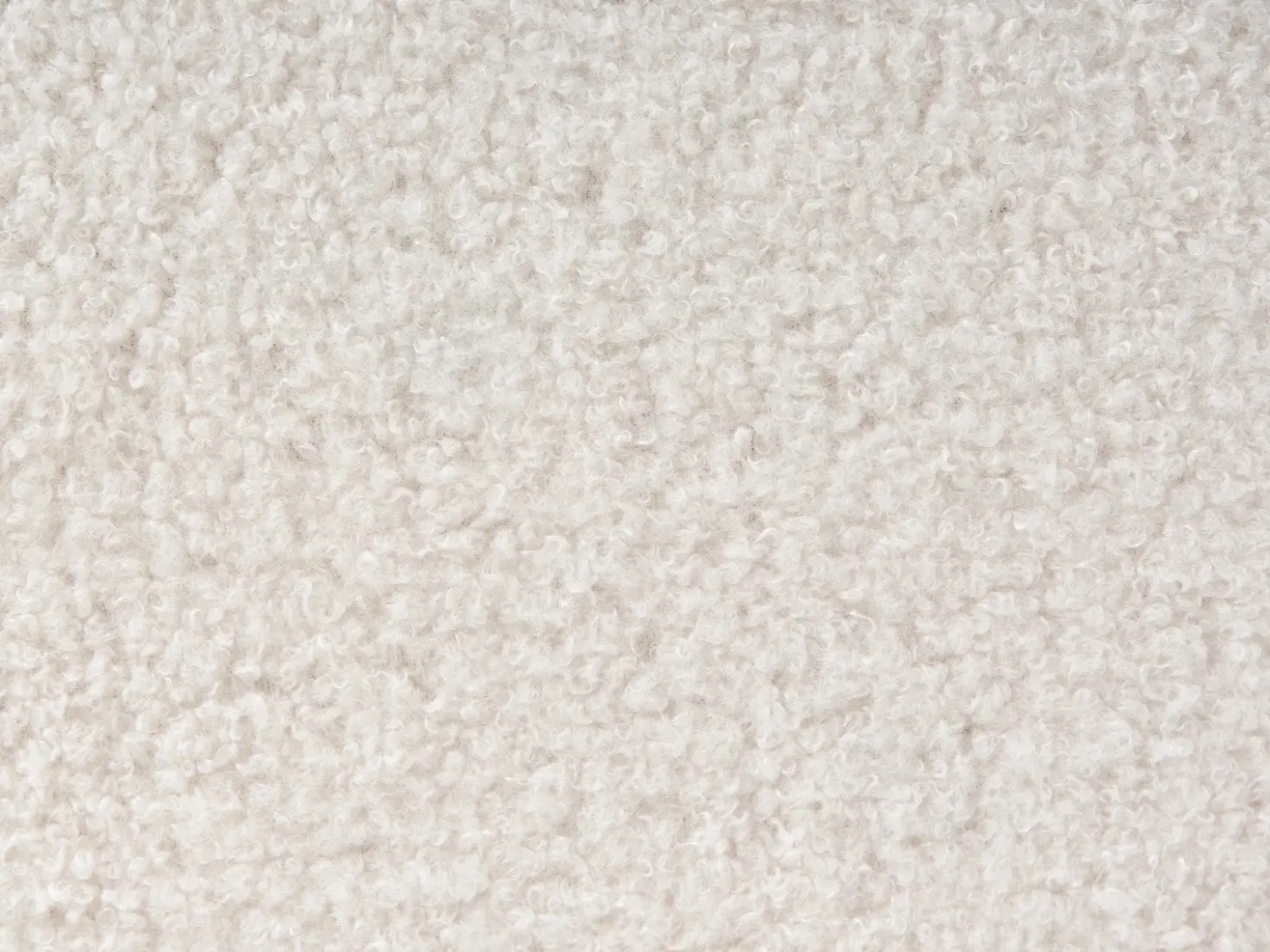 Letto estraibile Bouclé GASSIN 90 x 200 cm Bianco sporco