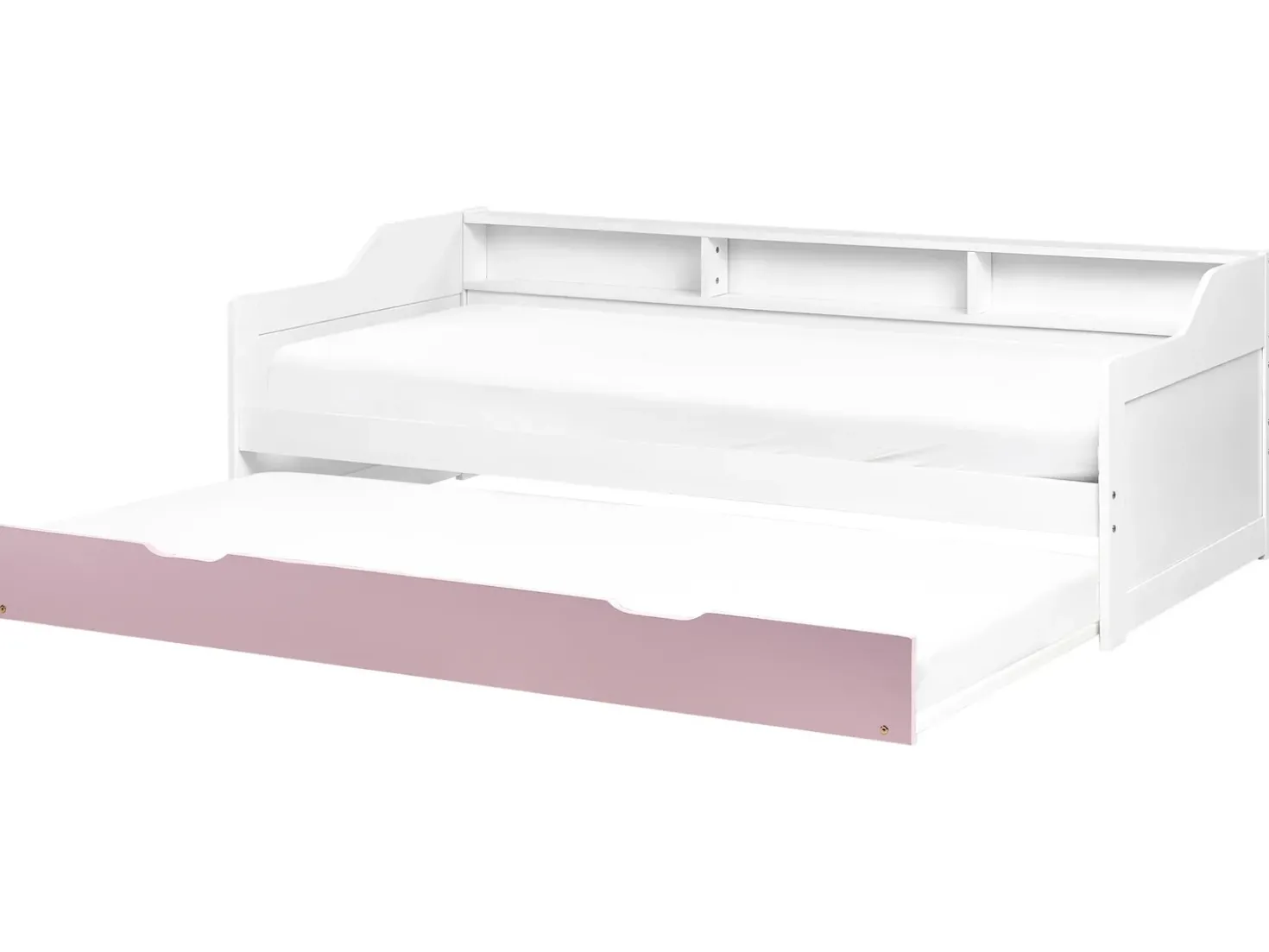 Letto estraibile Legno di pino EDERN 90 x 200 cm Rosa