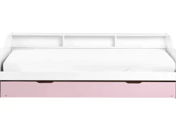 Letto estraibile Legno di pino EDERN 90 x 200 cm Rosa