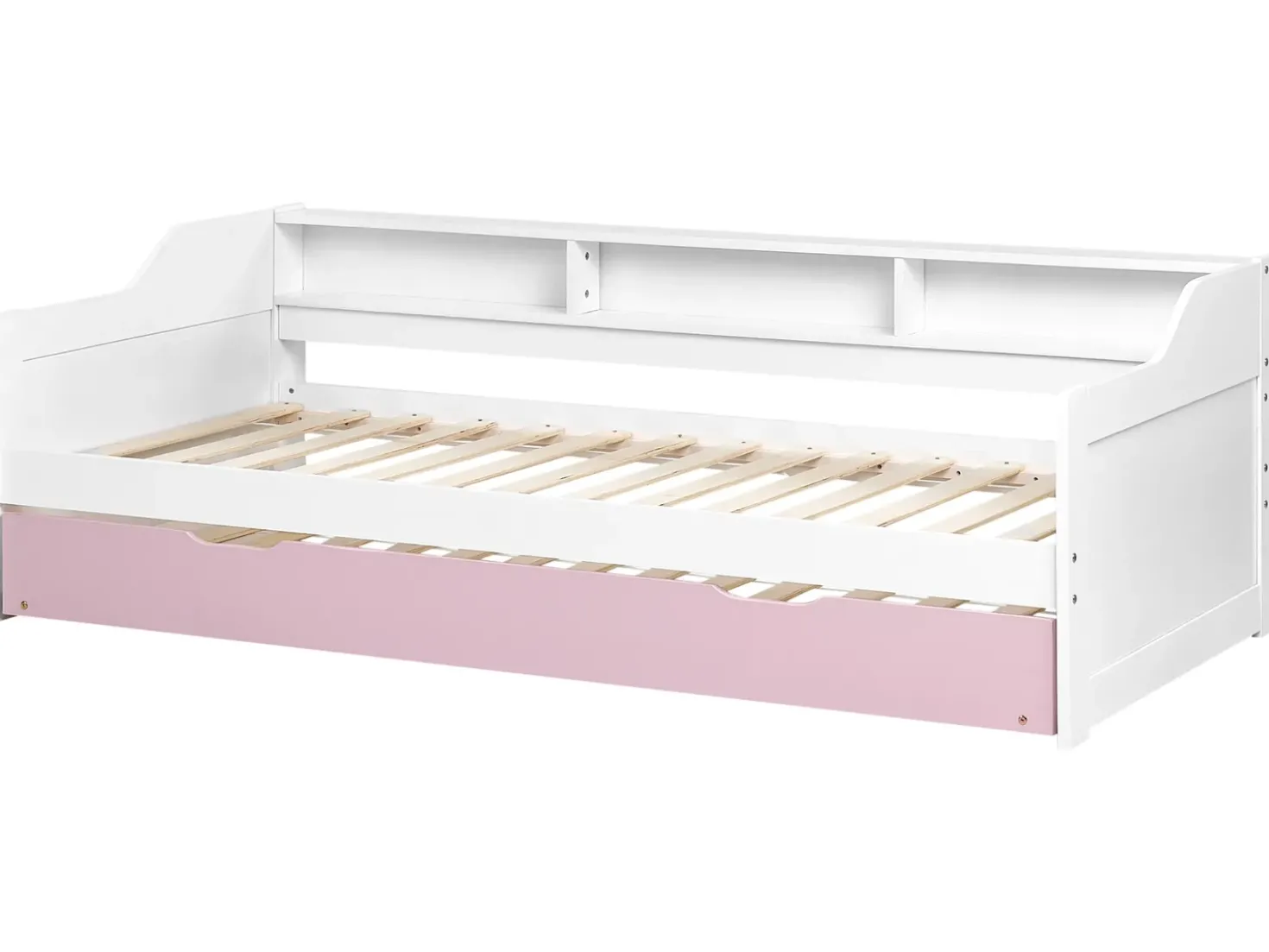 Letto estraibile Legno di pino EDERN 90 x 200 cm Rosa