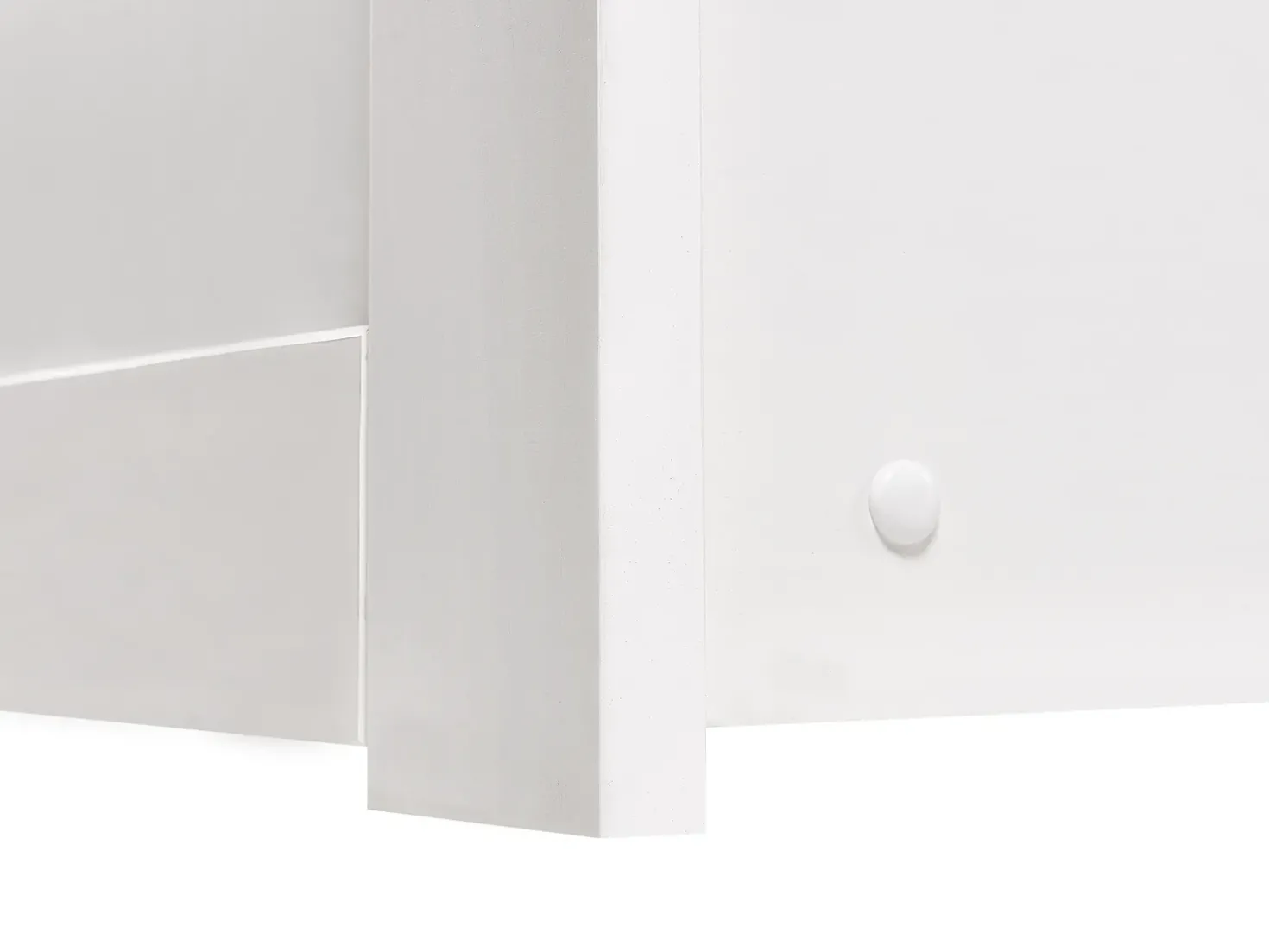 Letto estraibile Legno di pino PETIVILLE 90 x 200 cm Bianco