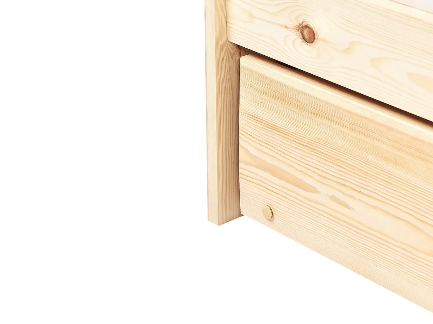 Letto estraibile Legno di pino EDERN 90 x 200 cm Marrone chiaro