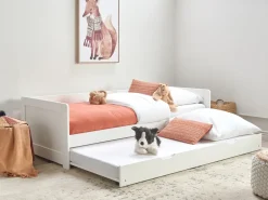 Letto estraibile Legno di pino GRAVELINES 90 x 200 cm Bianco